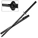 Long Ninja Sword Stealth Black with Himura Guard