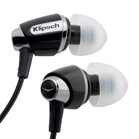 Klipsch IMAGE S4 In-Ear Enhanced Bass Noise-Isolating Headphones (Black) by