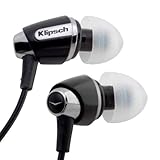 Klipsch IMAGE S4 In-Ear Enhanced Bass Noise-Isolating Headphones (Black)