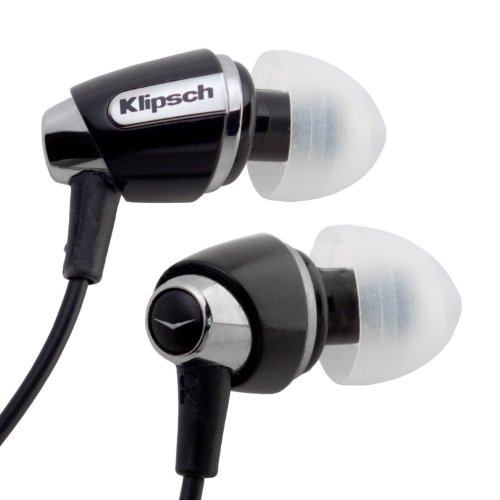 Klipsch IMAGE S4 In-Ear Enhanced Bass Noise-Isolating Headphones (Black)