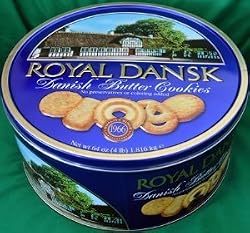 Royal Dansk Danish Butter Cookies 4 Pound Tin