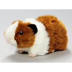 Meerschweinchen braun-wei� aus Pl�sch ca. 20cm.