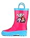 Mattel Kids Girls' Monster High Character Printed Waterproof Easy-On Rubber Rain Boots (Toddler/Little Kids) 