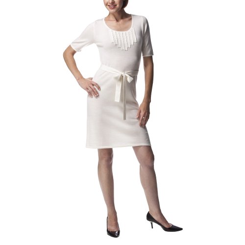 Merona® Collection Women’s Ines Wool Sweater Dress – Ivory 