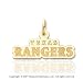 14k Yellow Gold Texas Rangers Stylized Baseball Pendant