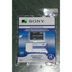 Genuine Sony Pro Duo 4 Gb Memory Stick for Psp and Cameras