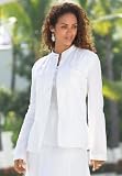 Bridgewater Studio Trapunto-Stitched Linen Blazer