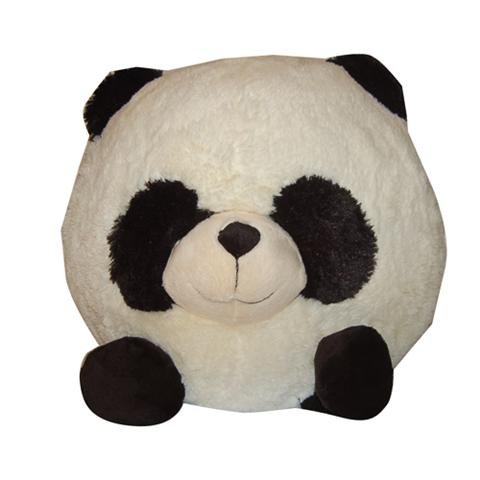 Plush Comfy Panda New 2010 Pillow Pets Ball Large 18