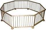 NEW BABY WOODEN PLAYPEN ROOM DIVIDER WOOD OCTAGON