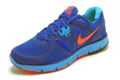 Nike Womens Running Lunarglide+3 Blue Red 454315-467 9.5