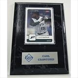 MLB Carl Crawford Card Plaques - Tampa Bay Rays
