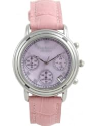 Krug Baumen 2014KL Principle Ladies Pink Chronograph Watch