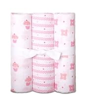 Luna Lullaby Soothing Swaddle Blanket - Gimme Sugar 3 pack
