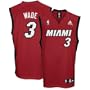 adidas Miami Heat #3 Dwyane Wade Red Replica Basketball Jersey