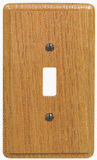 Jackson-Deerfield Mfg. 903L Contemporary Light Oak Wall Plate