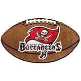 Tampa Bay Buccaneers 22"X35" Football Mat Made Of Polyester With Non-Skid Duragon Latex Backing