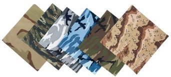 Tri-Color Desert Camouflage Bandana (22 x 22)