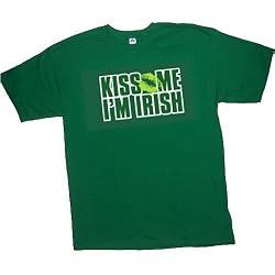 KISS ME IM IRISH T-SHIRT - IRISH SHIRTS - ST PADDY SHIRTS - ST. PATRICKS DAY SHIRTS