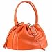 Buti Orange Horsebit Flap Soft Calf Leather Shoulder Bag