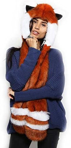 SpiritHoods Unisex Adult Red Panda Full Length Hood One Size Rust (Rust)