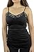 Belle Donne Camisole Tops for Women Adjustable Spaghetti Strap Tank Tops Plus Size black Camisoles for Women - Black Small