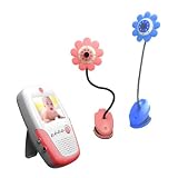 [ Feee shipping ] Handheld Portable 2.5 Video Color Baby Monitor 2.4GHz Wireless Camera Daisy-(Day & Night) (Video & Audio) Infant Nursery Monitor with rechargeable receiver w/2 Packs CCTV Surveillance Cameras (1 Plus 2 pink and blue)