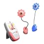 Handheld Portable 2.5" Video Color Baby Monitor 2.4GHz Wireless Camera Daisy-(Day & Night) (Video & Audio) Infant Nursery Monitor with rechargeable receiver w/2 Packs CCTV Surveillance Cameras (1 Plus 2 pink and blue)