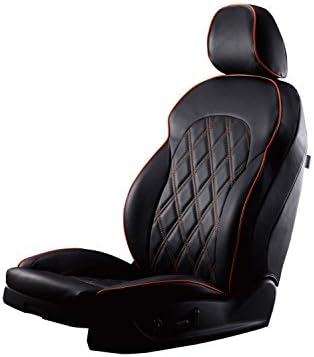ELDINE (Erudine) imported car-only seat cover [die quilt collection] BMW MINI R53 Cooper S (Black Leather × Orange stitch specification) 81DBH8606KO