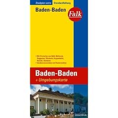 Falk Stadtplan Extra Standardfaltung Baden-Baden