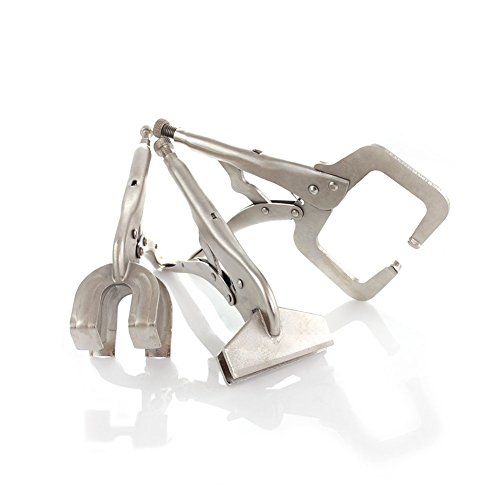Capri tools locking welding clamp, 3 pieces