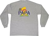 #1 Papa Adult Long Sleeve T-Shirt