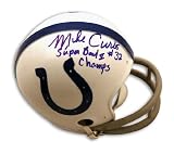 Mike Curtis Signed Baltimore Colts Throwback Mini Helmet - Super Bowl V Champs
