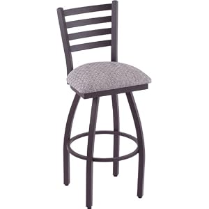 Jackie 30'' Outdoor Aluminum Swivel Bar Stool with Bronze Finish