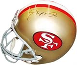 Joe Montana San Francisco 49ers Autographed Riddell Deluxe Full-Size Replica Throwback Helmet from UDA