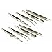 8 Tweezers Beading Soldering Lock Tweezer Set Tool