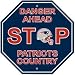 New England Patriots Stop Sign