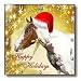 Chirstmas Horse - 10x10 Wall Clock