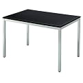 Vernicia Dining Table - Black/ Chrome