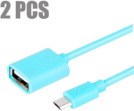 NewVan Tech 2 PCS Micro On-The-Go (OTG) Adapter, USB Male to A Female Adapter Converter for Android Samsung HTC Nexus Hudl Sony Experia Nokia Mobile phone Tablet