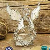 SS-A-34017, Angel Candle Holder, Harp