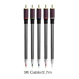 RCA Component Video & Stereo Audio Cable, 9ft/2.7m