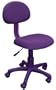 Children's Kid's Fabric Ergonomic Task Computer Chair, Purple