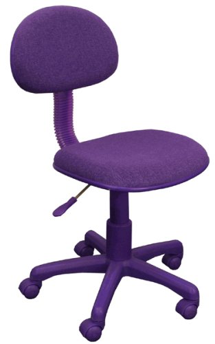 Children's Kid's Fabric Ergonomic Task Computer Chair, Purple
