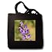 Salvia017 Small Blue Flowers - Black Tote Bag 14w X 14h X 3d