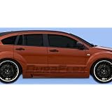 2007-2011 Dodge Caliber GT500 Side Skirts by DuraFlex