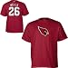 Reebok Arizona Cardinals Chris Wells Name & Number T-Shirt Size: Medium