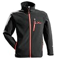 BLACK CANYON Herren Softshell-Jacke, schwarz