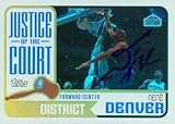 Nene Autographed/Hand Signed Basketball Card (Denver Nuggets) 2003 Topps District #JC-10