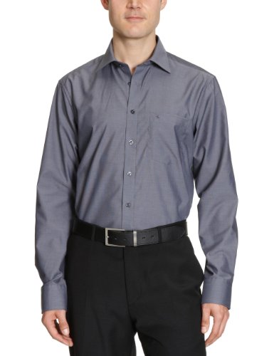Seidensticker Herren Hemd/ Business 3000, Gr. 41 CM (L), Grau (67 grau) Preisvergleich