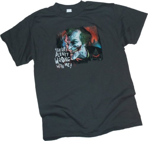  "There's Plenty Wrong With Me!" -- Joker -- Batman Arkham City Adult T-Shirt
